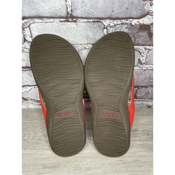 Vionic Bella 2 Red Synthetic Bow Casual Thong Sandals Women’s Sz 8.5M US/40EU - Picture 10 of 16